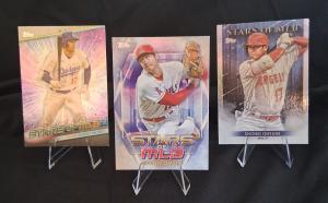 3 Shohei Ohtani Topps MLB Insert Cards