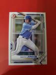 Carter Jensen 2021 Bowman Draft Kansas City Royals