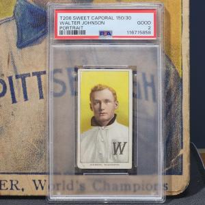 Walter Johnson 1909-11 T206 Sweet Caporal Card
