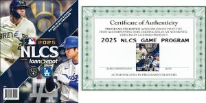 2025 Dodgers vs. Brewers NLCS Game Program
