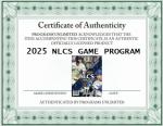 2025 Dodgers vs. Brewers NLCS Game Program