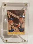 1958 Topps #418 Mickey Mantle & Hank Aaron Card