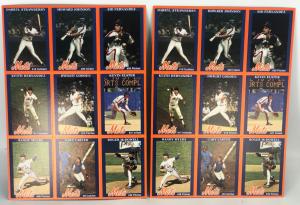1988 New York Mets Farmland Milk Trading Cards