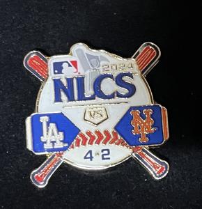 2024 Dodgers Mets NLCS World Series Trophy Card