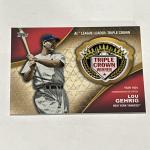 2023 Topps Lou Gehrig Triple Crown Winner Card