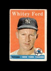 1958 Topps Whitey Ford Baseball Card #320