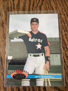 Jeff Bagwell 1991 Stadium Club Card – Astros