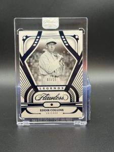2024 Panini Flawless Eddie Collins #67 Sapphire