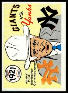 1970 Fleer World Series #18 Giants vs. Yankees