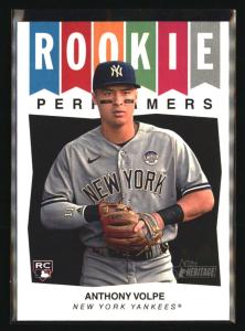 2023 Topps Heritage Anthony Volpe Rookie Card