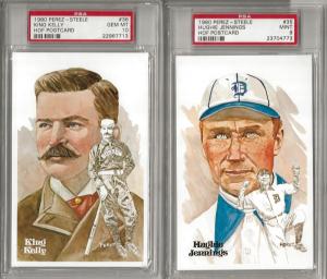 1980 Hughie Jennings Perez-Steele Hall of Fame Postcard