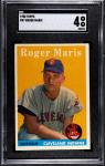 1958 Topps Roger Maris Rookie Card SGC 4