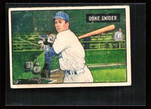 Duke Snider 1951 Bowman Card #32 Dodgers