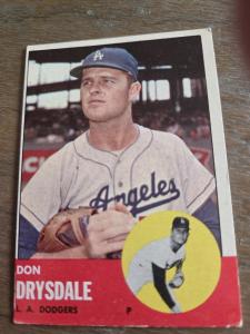1963 Topps Don Drysdale Card #360