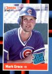1988 Donruss Mark Grace #40 Rookie Card