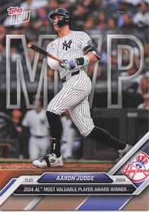 2024 Topps Now OS-5 Aaron Judge MVP Card