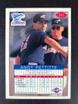 Andy Pettitte 1993-94 Fleer Signed Yankees Card
