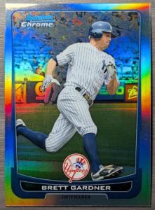 2012 Bowman Chrome Brett Gardner #158 Refractor