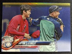 2018 Topps Update Shohei Ohtani Ichiro Rainbow Foil