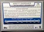 2012 Bowman Chrome Brett Gardner #158 Refractor