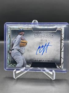 2022 Diamond Icons CC Sabathia On-Card Auto #/25