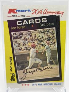 1982 Topps Kmart Joe Torre Baseball Card #20