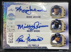 2023 Leaf Bronx Legacy Reggie Jackson Auto Card