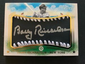 2024 Panini Bobby Richardson Auto /99 Yankees Card