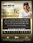 2023 Topps Stadium Club Bobby Witt Jr. Card