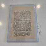 1909 Henry Chadwick Monument Baseball Hall of Fame Card