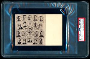 1906 W601 Sporting Life Postcard - NY Highlanders