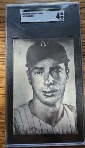 1947 Bond Bread Joe DiMaggio SGC 4 Card