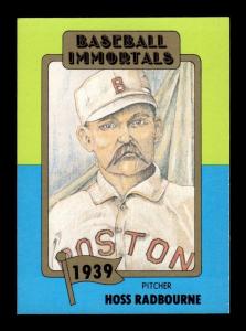 1980 TCMA Baseball Immortals Pick Card Options