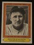 1985 Topps Walter Johnson All-Time Record Holder Card