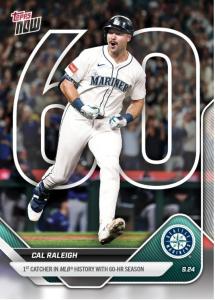 2025 Topps Now MLB #765 Cal Raleigh Card