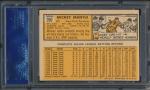 1963 Topps Mickey Mantle Baseball Card #200