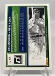2025 Panini Donruss Lou Gehrig #55 Red /250