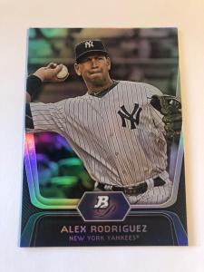 Alex Rodriguez 2012 Bowman Platinum Yankees Card