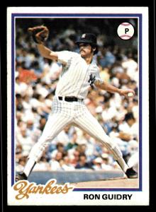 1978 Topps Ron Guidry Yankees Card #135