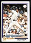 1978 Topps Ron Guidry Yankees Card #135