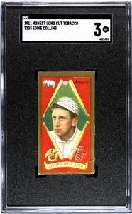 Eddie Collins 1911 T205 Gold Border Card