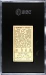 Eddie Collins 1911 T205 Gold Border Card