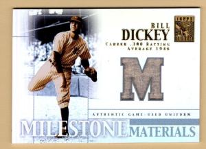 2002 Topps Tribute Bill Dickey Jersey Card