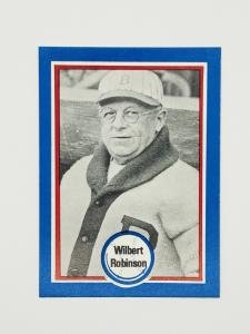 1976 Shakey's Pizza Hall of Fame #38 Wilbert Robinson