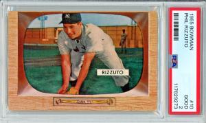 1955 Bowman Phil Rizzuto Baseball Card #10 HOF