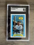 1972 Kellogg's Greats #14 Babe Ruth - SGC 8