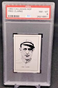 1950 Fred Clarke Hall of Fame Baseball Card