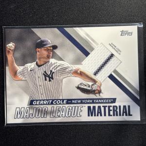 2024 Topps Series 1 Gerrit Cole Yankees Card