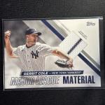2024 Topps Series 1 Gerrit Cole Yankees Card