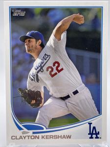 2013 Topps Clayton Kershaw Baseball Card #22